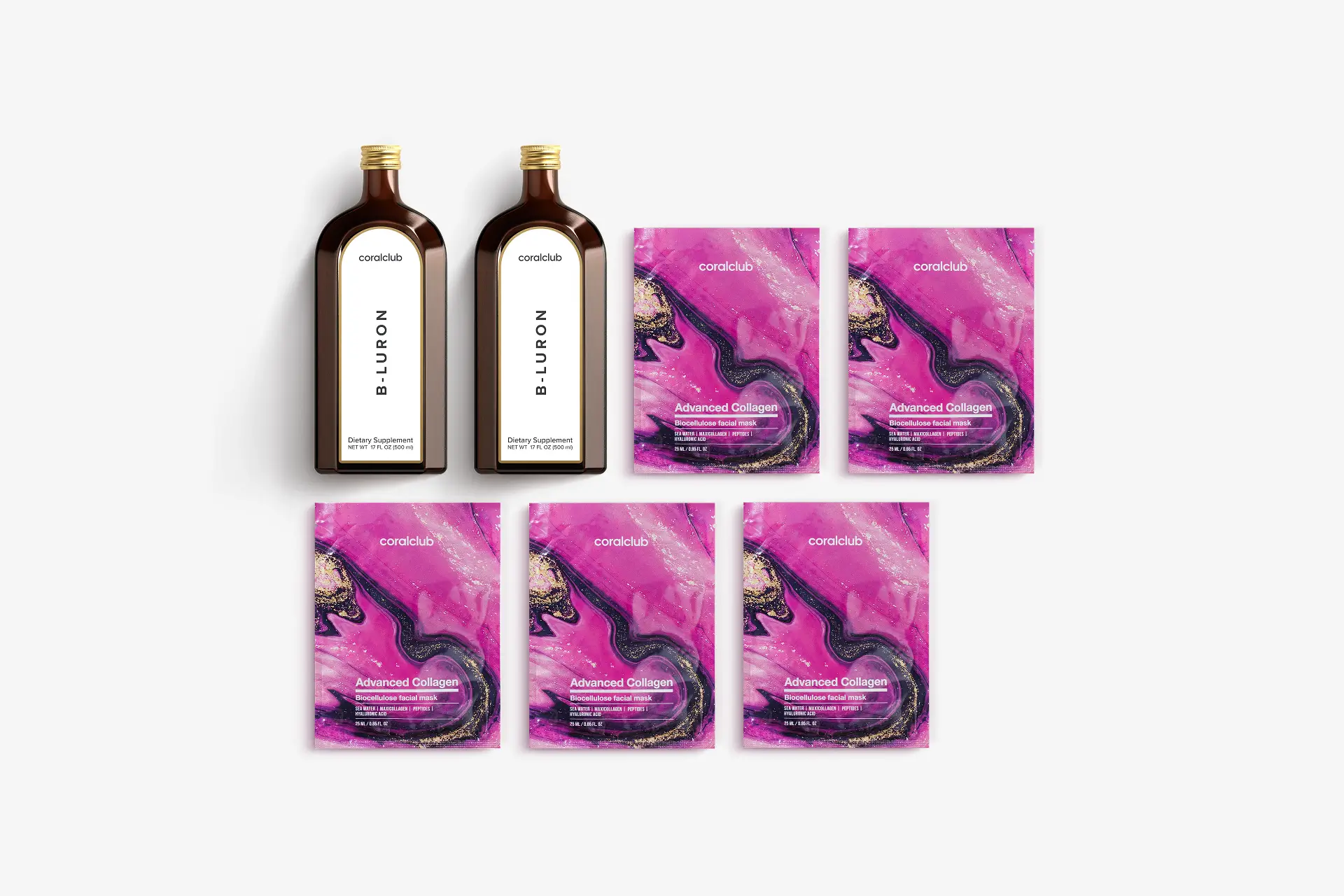 Advanced Collagen Biocellulose Facial Mask  (5 саше)